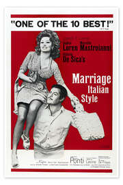 Poster Marriage Italian Style