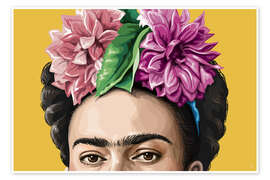 Tableau Frida Kahlo Eyes - Claudio Limón