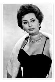 Poster Sophia Loren Portrait