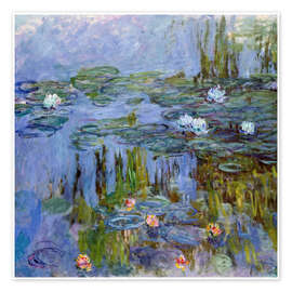 Tableau Nymphéas, 1915 - Claude Monet