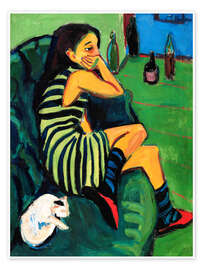 Poster Artistin Marcella - Ernst Ludwig Kirchner