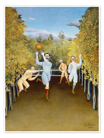 Wandbild Die Ballspieler - Henri Rousseau