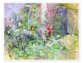 Tableau Le Jardin à Bougival - Berthe Morisot