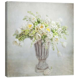 Canvas print Spring bouquet - Lizzy Pe