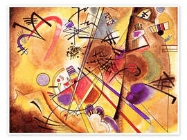 Wandbild Kleiner Traum in Rot - Wassily Kandinsky