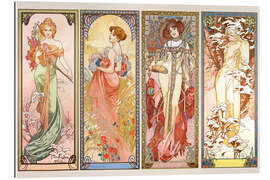 Gallery Print Die Vier Jahreszeiten - Alfons Mucha