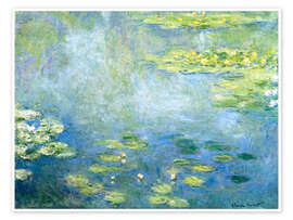 Poster Seerosenteich I - Claude Monet