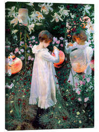 Canvas print Carnation, lily, rose - John Singer Sargent