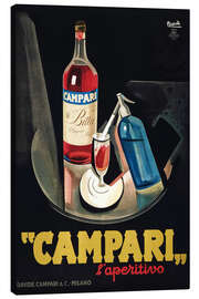 Leinwandbild Campari l'Aperitivo I - Marcello Nizzoli