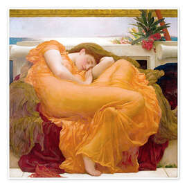 Poster Flaming June - Frederic Leighton