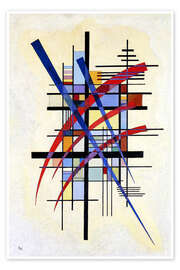 Poster Zeichen mit Begleitung - Wassily Kandinsky