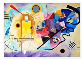 Wandbild Gelb-Rot-Blau - Wassily Kandinsky