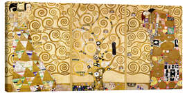 Leinwandbild Der Lebensbaum (Detail) - Gustav Klimt