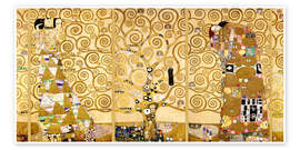 Wandbild Der Lebensbaum (komplett) - Gustav Klimt