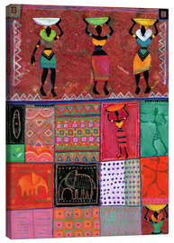 Canvas print Patchwork Africa - Eugen Stross