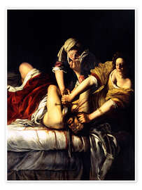 Wandbild Judith und Holofernes - Artemisia Gentileschi