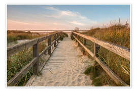 Wandbild St.Peter Ording Steg - Daniel Rosch