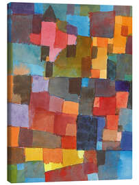 Lerretsbilde Room Architectures - Paul Klee