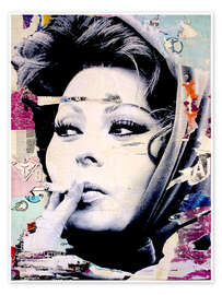 Poster Sophia Loren I - Michiel Folkers