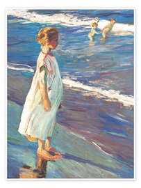 Poster Mädchen - Joaquín Sorolla y Bastida