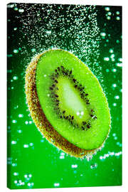 Canvas print Kiwi Splash