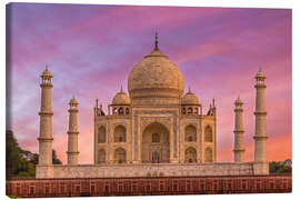 Tableau sur toile Taj Mahal, Inde - Mike Clegg Photography