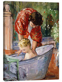 Leinwandbild Das Bad - Henri Lebasque