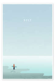 Wandbild Sylt Illustration - Katinka Reinke