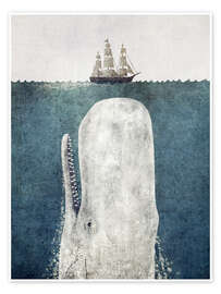 Poster Moby Dick auf der Pirsch - Terry Fan