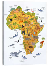 Canvas print African animals - Kidz Collection