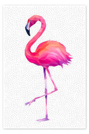 Poster Flamingo 1 - Miss Coopers Lounge