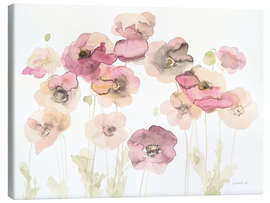 Canvas print Delicate Poppies - Danhui Nai