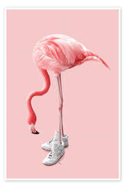 Poster Sneaker-Flamingo - Jonas Loose