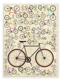 Stampa Biciclette Fixie vintage - Wyatt9