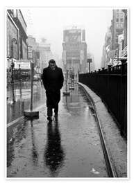 Poster James Dean in Times Square - Celebrity Collection