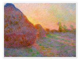 Tableau Meules - Claude Monet