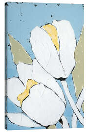 Canvas print White Tulip Triptych I - Jade Reynolds