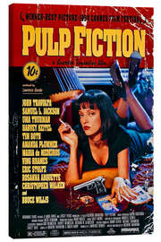 Canvas print Pulp Fiction - Vintage Entertainment Collection