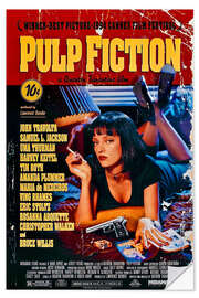 Sticker mural Pulp Fiction - Vintage Entertainment Collection