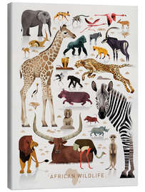 Canvas print Africa's wildlife - Dieter Braun