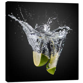 Canvas print Fresh limes! - Isma Yunta