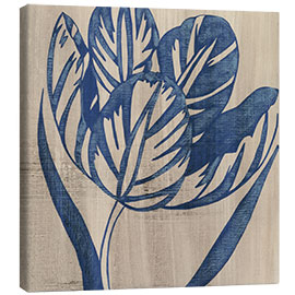 Canvas print Indigo Tulip - Chariklia Zarris