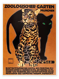 Poster Zoologischer Garten München - Ludwig Hohlwein