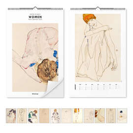 Wandkalender Egon Schiele Kalender - Women 2025 - Egon Schiele