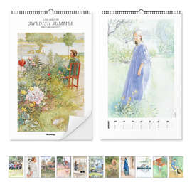 Wandkalender Kunstkalender - Swedish Summer 2025 - Carl Larsson