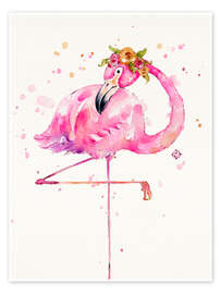 Poster Sweet Flamingo - Sillier Than Sally