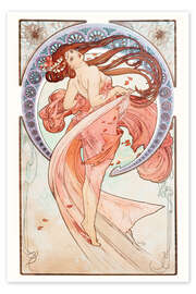 Stampa Le arti - Danza, 1898 - Alfons Mucha