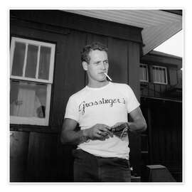 Wall print Paul Newman - Dick Hanley