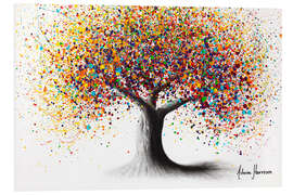 Hartschaumbild Baum mit Regenbogenseele - Ashvin Harrison