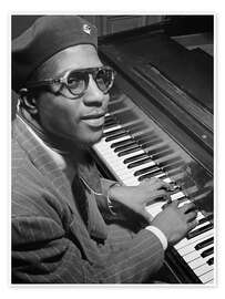 Wall print Thelonious Monk II - William P. Gottlieb/LOC